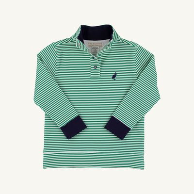 Pendleton Popped Collar, Kiawah Kelly &amp; Navy Stripe