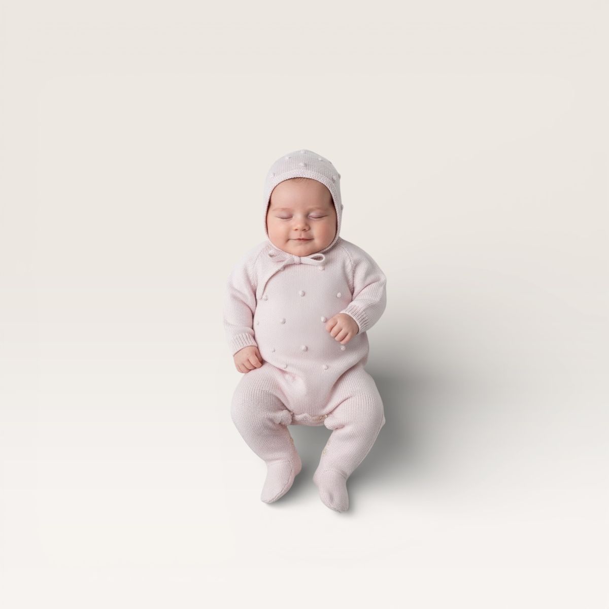 Raised Dot Bonnet, Pink