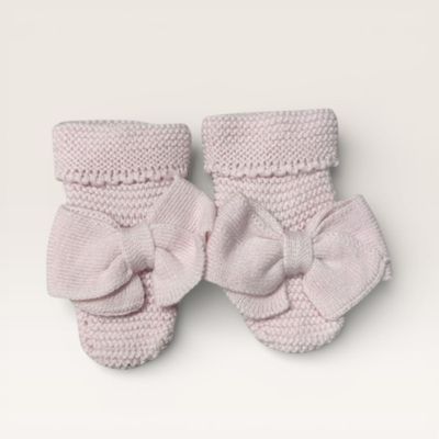 Fold Over Booties with Bow