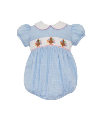 Turkey Girl Bubble, Blue Check