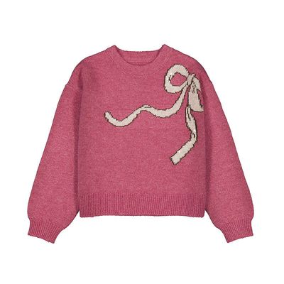 Bow Sweater, Red