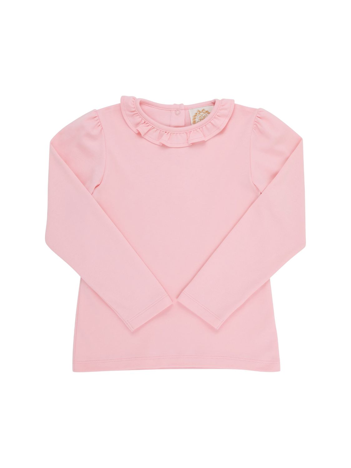 Reece Ruffle Top, Sandpearl Pink