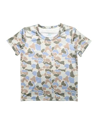 Perf Tee-Blue Camo