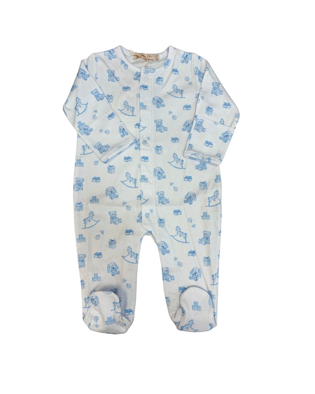 Tiny Baby Toys Footie, Blue
