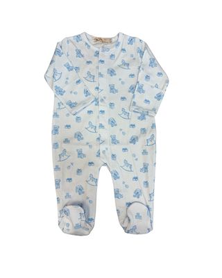 Tiny Baby Toys Footie, Blue