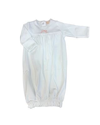 Pretty Bows Gown with Crochet Trim,