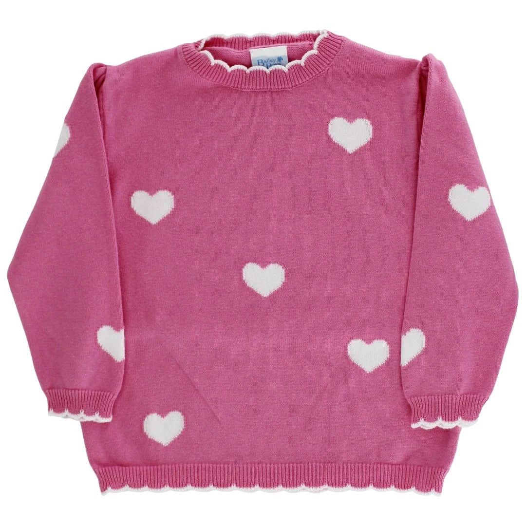 Crew Neck Sweater, Heart
