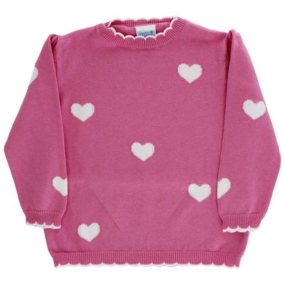 Crew Neck Sweater, Heart