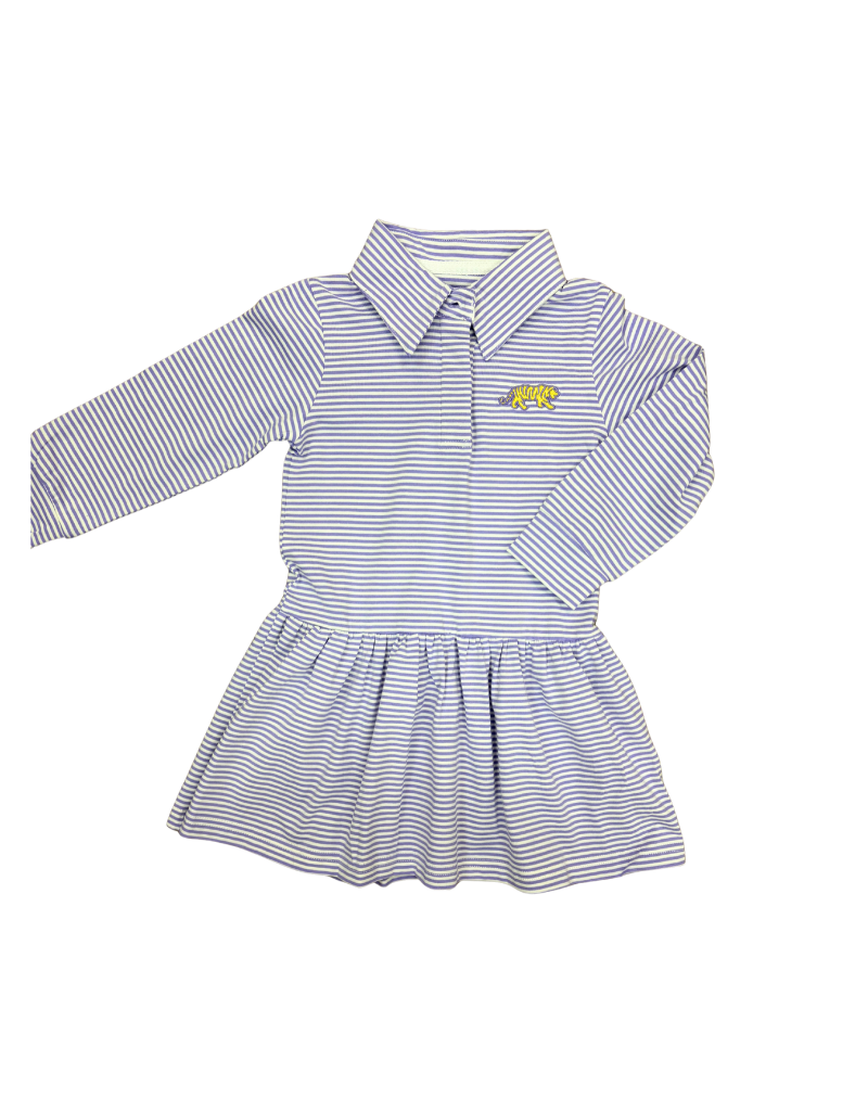 Purple Stripe Dress, Tiger