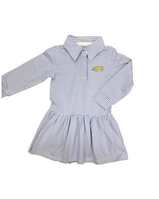 Purple Stripe Dress, Tiger