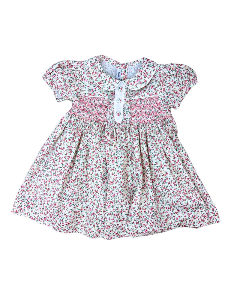Samantha Floral Smocked Dress