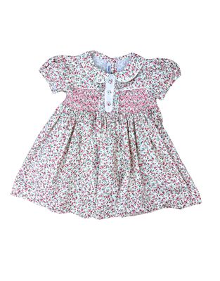 Samantha Floral Smocked Dress