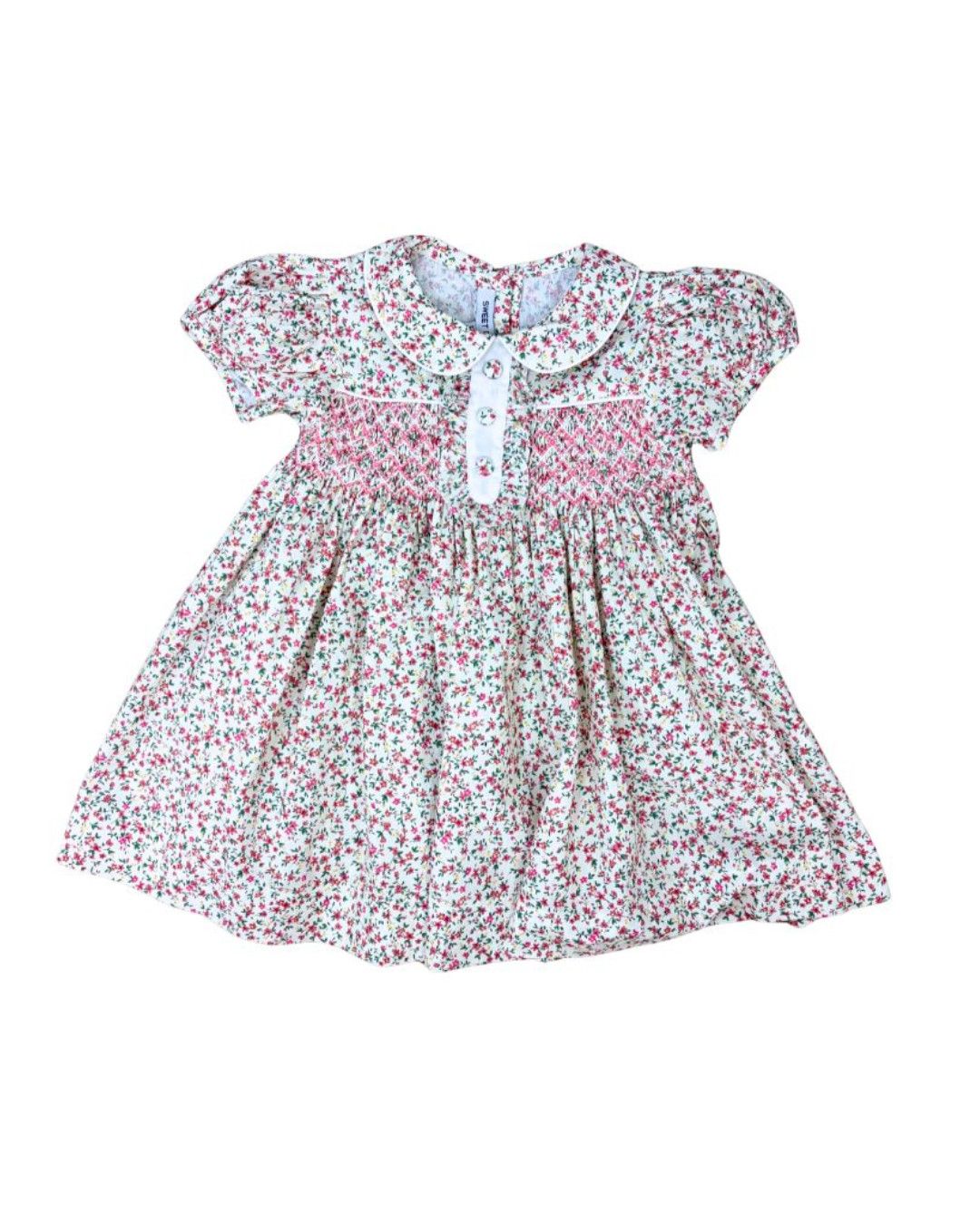 Samantha Floral Smocked Dress