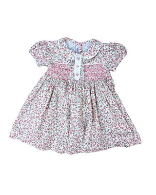 Samantha Floral Smocked Dress