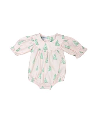 Christmas Tree Print Pink Bubble