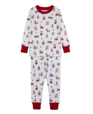 Pajama Set Snug, Santa's Merry Pups