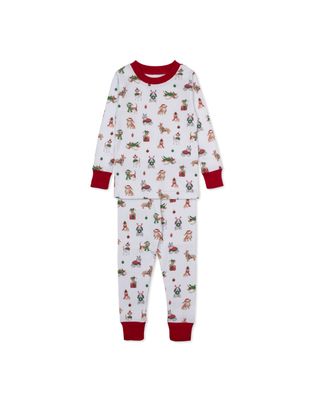 Pajama Set Snug, Santa's Merry Pups