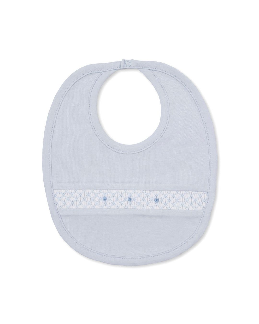 CLB Fall 26 Bib w/ Hand Smock, Lt Blue
