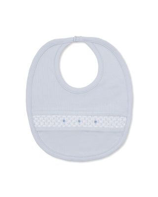 CLB Fall 26 Bib w/ Hand Smock, Lt Blue
