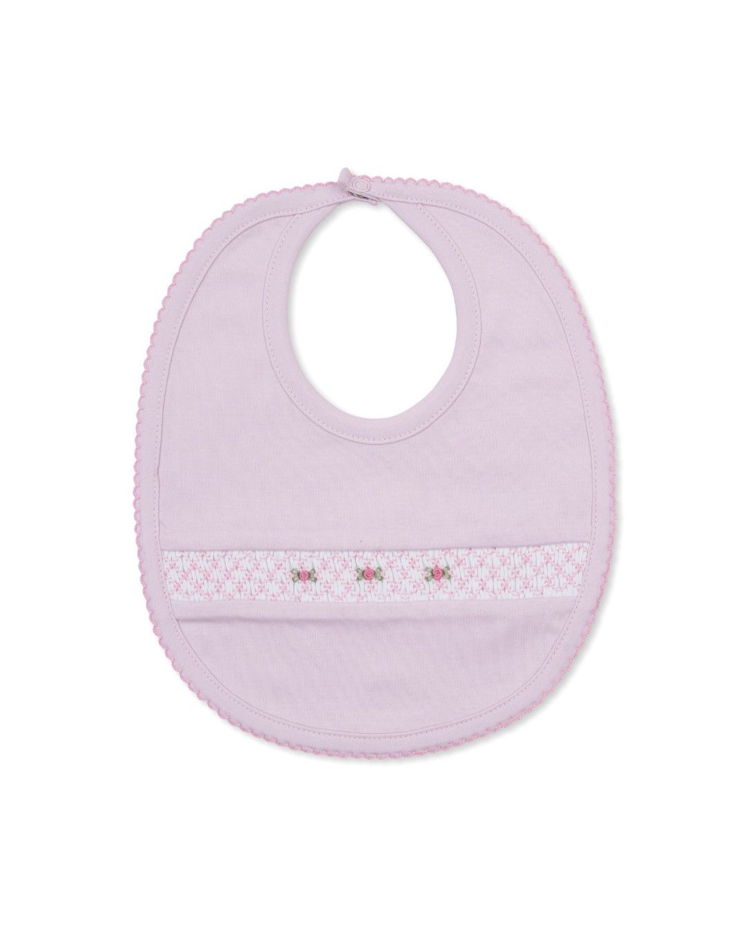 CLB Fall 26 Bib w/ Hand Smock, Pink