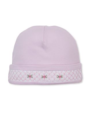 CLB Fall 26 Hat w/ Hand Smock, Pink NB