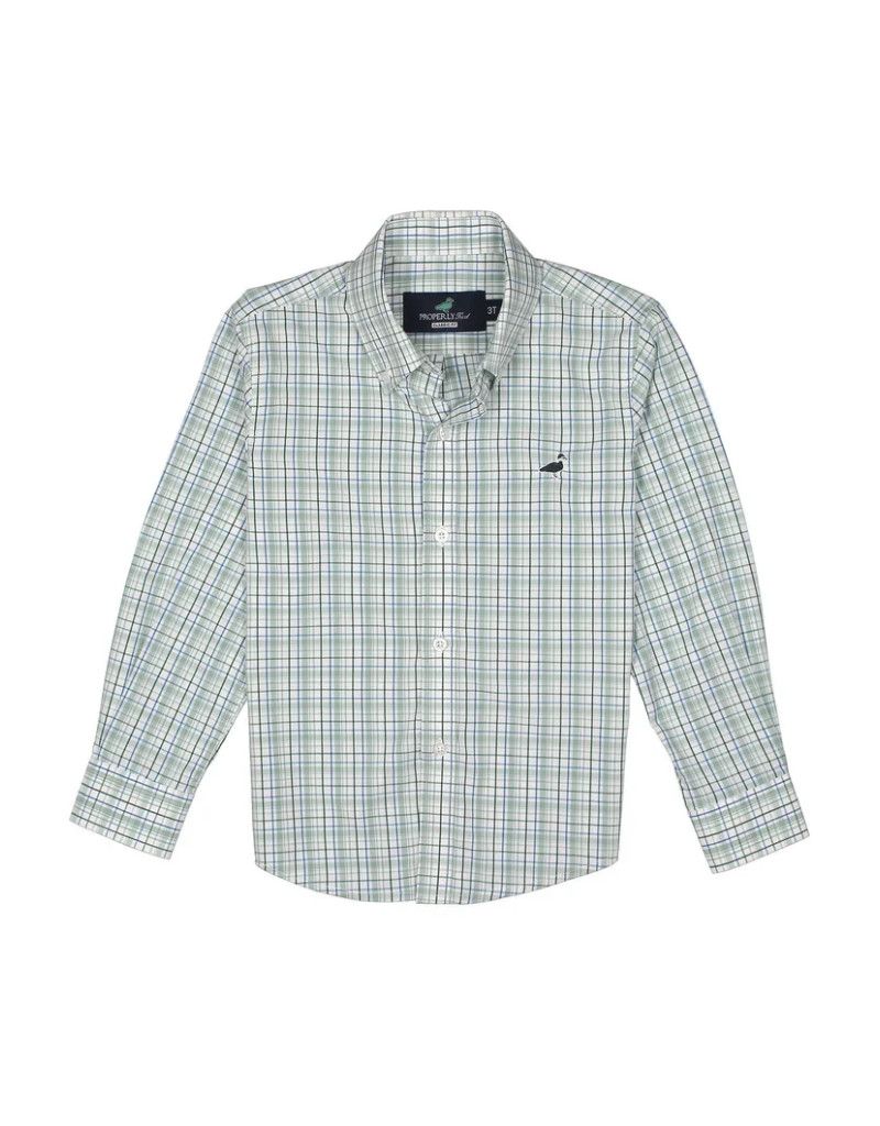 Seasonal Sportshirt, Sage Stream