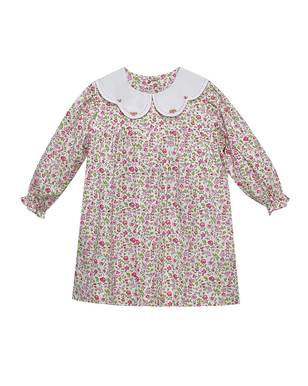 Fuchsia Pink Flower Presley Dress