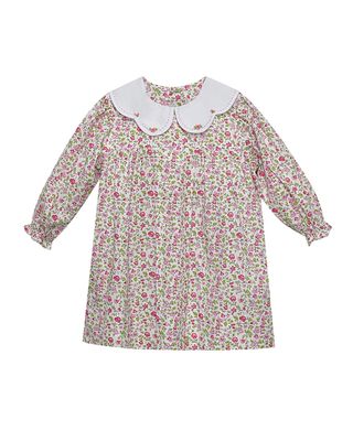 Fuchsia Pink Flower Presley Dress