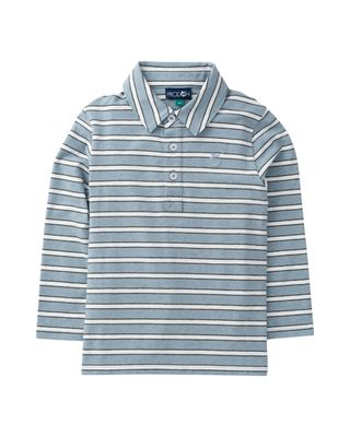 LS Too Cool for School Polo, Arona Stripe
