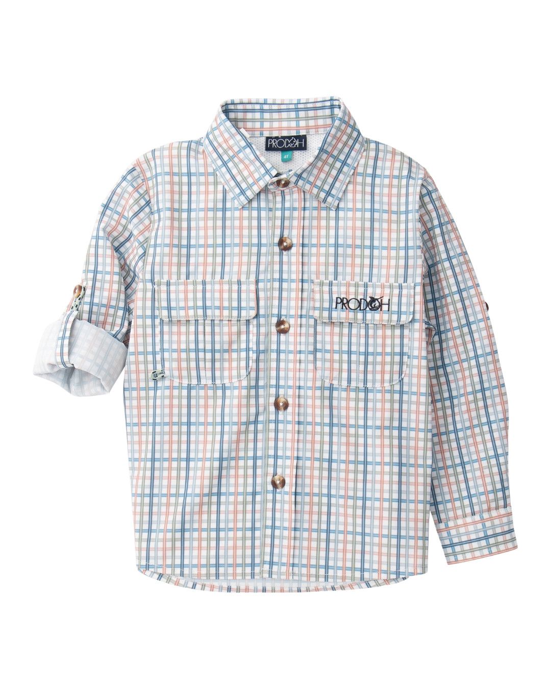 Founders LS Fishing Shirt, Arona Sullivans Island Plaid