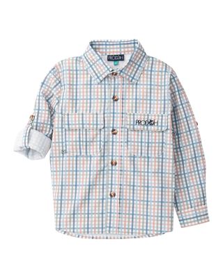 Founders LS Fishing Shirt, Arona Sullivans Island Plaid