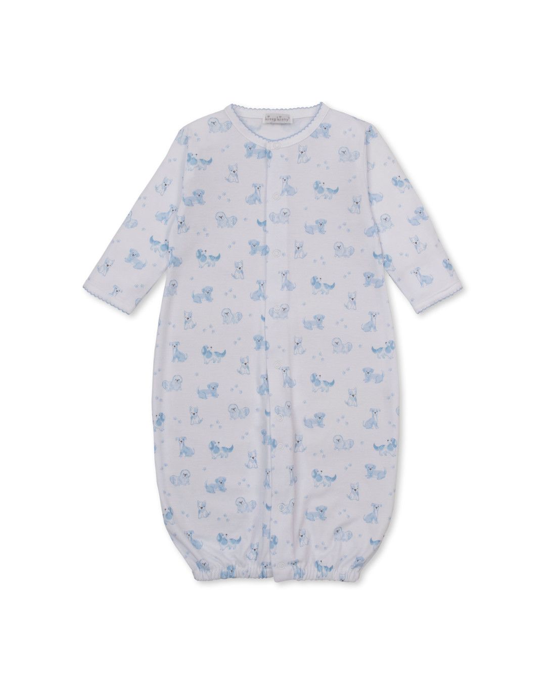 Puppy Paws Blue Print Conv Gown