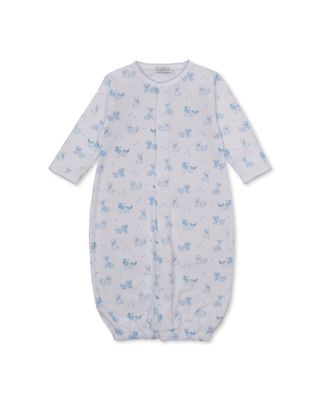 Puppy Paws Blue Print Conv Gown
