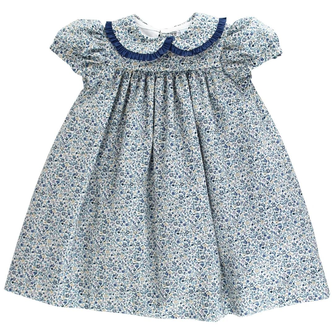Posh Posies w Cornflower, Float  Dress