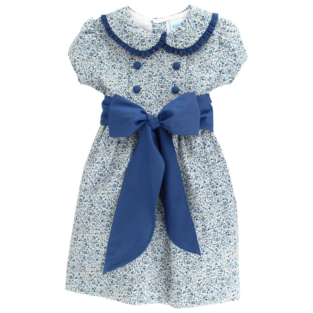 Posh Posies w Cornflower, Dress