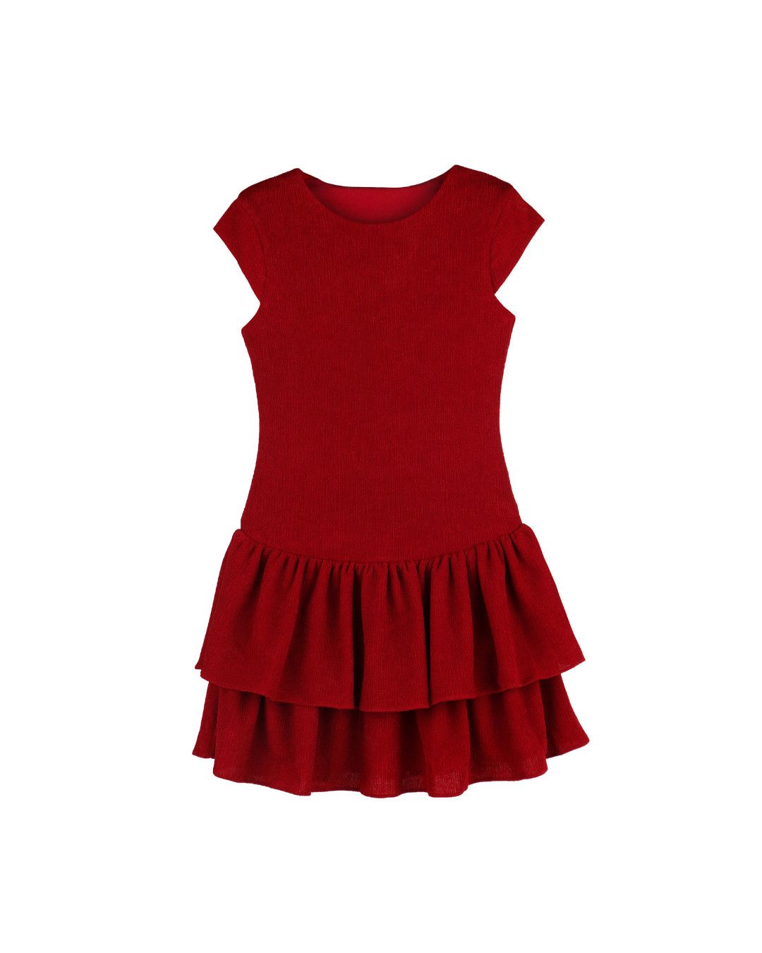 Camila Elastic Dress, Red