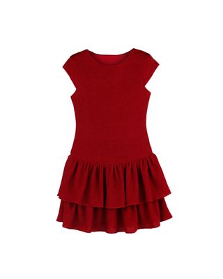 Camila Elastic Dress, Red