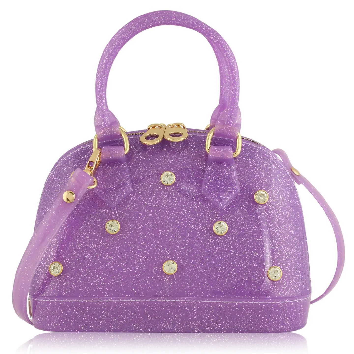 Rhinestone Cate, Purple Sparkle