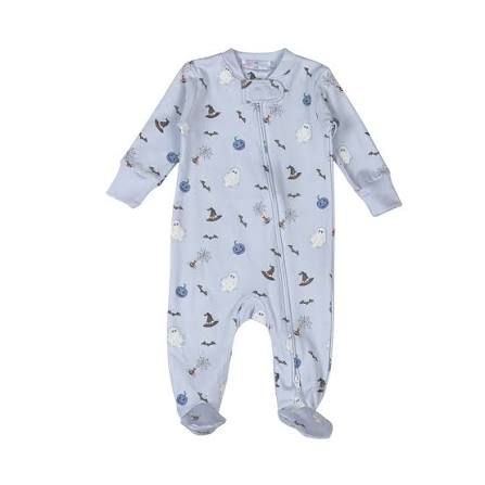 Spookie Time Pima Zipper Footie, Boy 