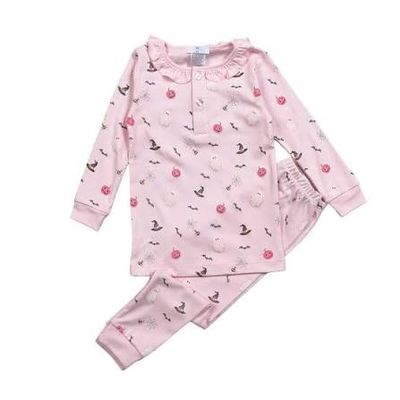 Spookie Time Pima 2 Piece Loungewear, Girl