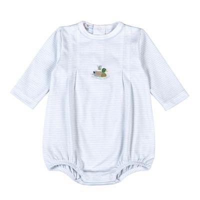 Blue Mallard Duck Pima LS Bubble