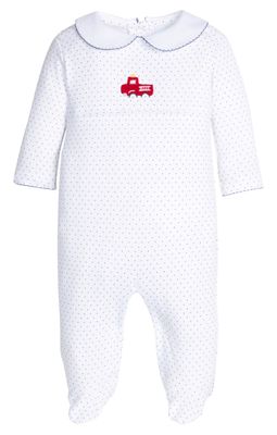 Crochet Footie - Fire Truck