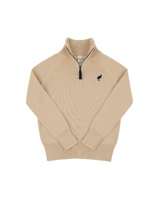 Hayden Half Zip Sweater,  Keeneland Khaki