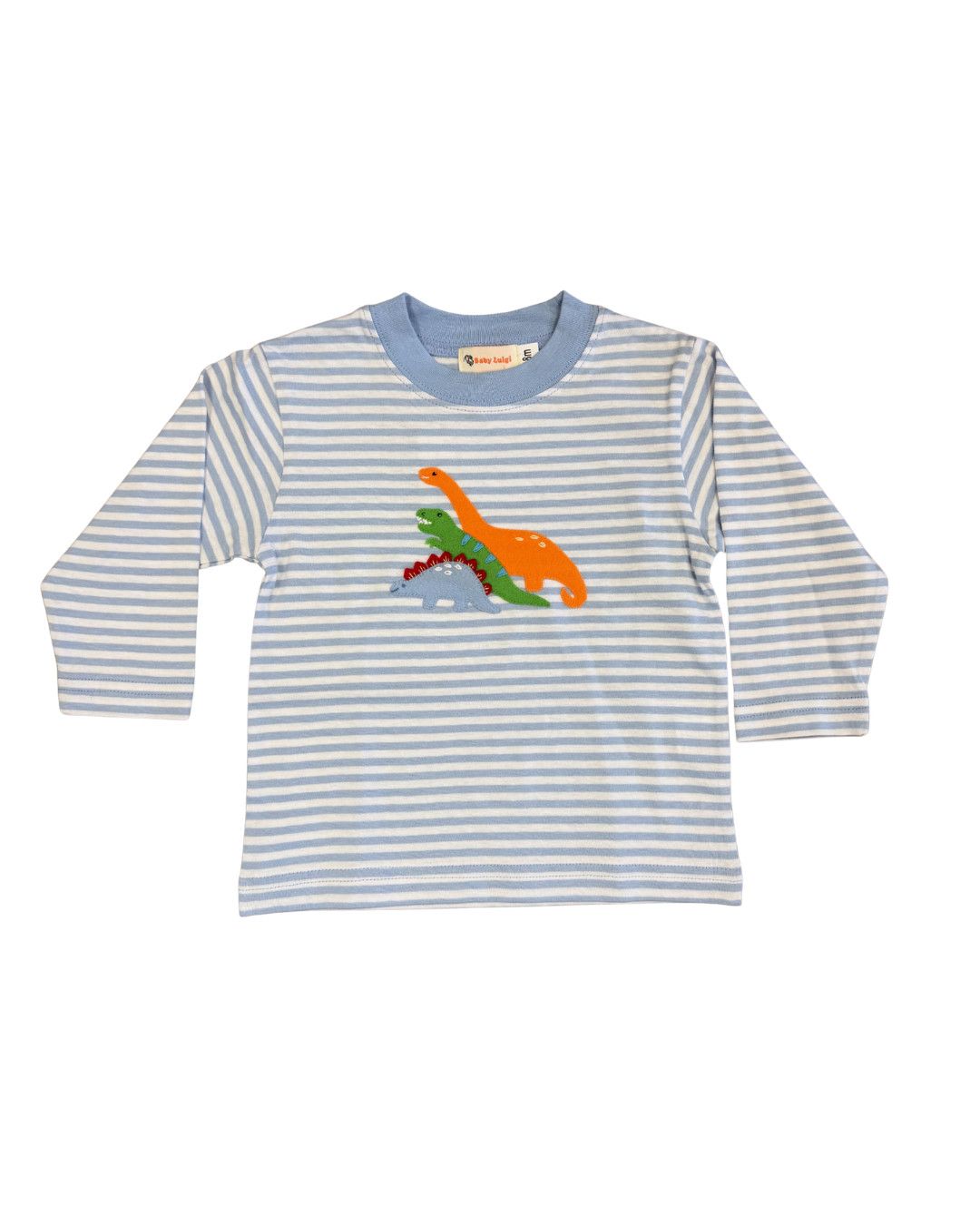 LS Light Blue Stripe T-Shirt, Dino