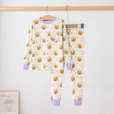 No Tricks, Just Treats Organic Cotton Kids Pajamas