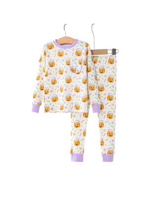 No Tricks, Just Treats Organic Cotton Kids Pajamas