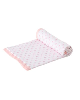 Fleur de Rose Organic Muslin Cloud Blanket