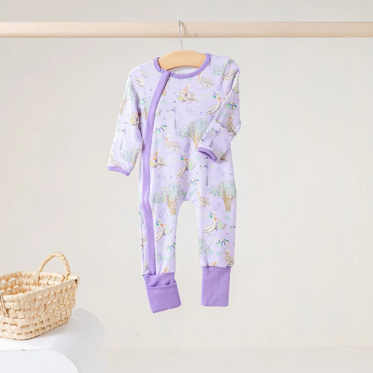Feather &amp; Floats Organic Cotton Zip-Up
