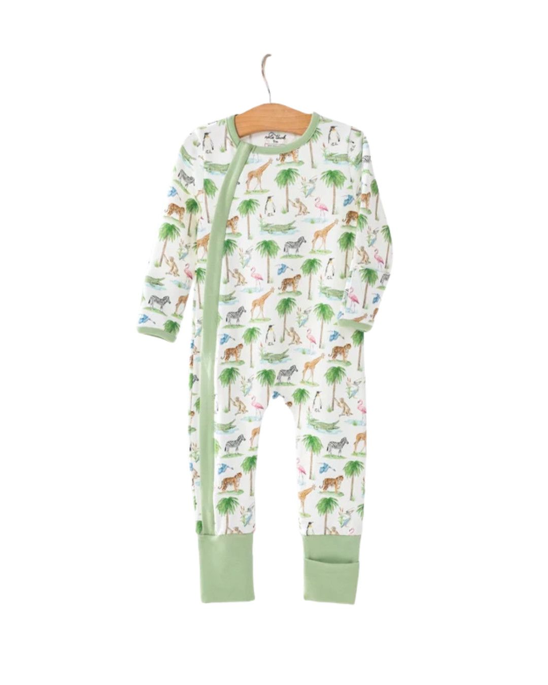 Go Wild Organic Cotton Pajama Zip-Up 