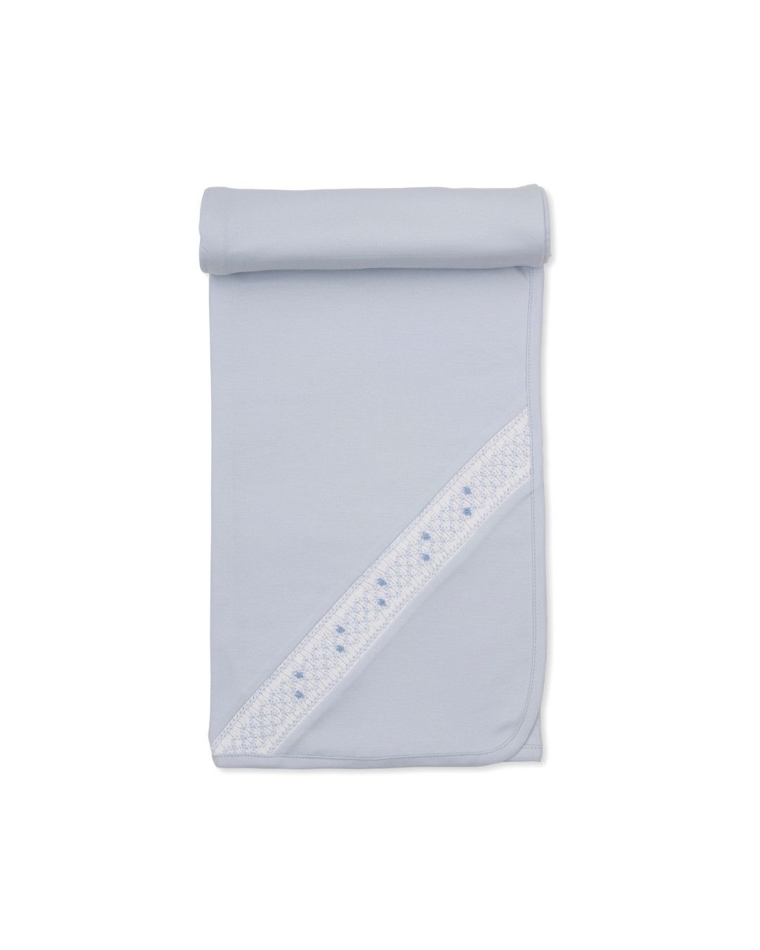 CLB Fall 26 Blanket w/ Hand Smock, Lt Blue